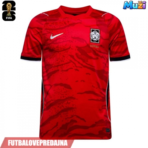 Lacne Muži Futbalové dres Kórejská republika MS 2026 Krátky Rukáv - Domáci